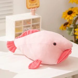 Alternative view of Blobfish gosedjur, med mjuk form och detaljerad, naturtrogen havsdjursdesign, 36 cm
