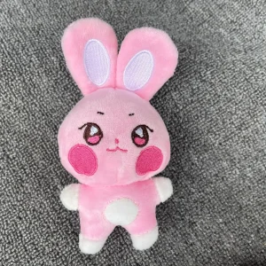 ATEEZ-karaktärer som K-pop-nyckelringar med plyschhänge i Aniteez-design, 10 cm