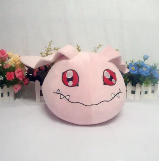 Koromon gosedjur som plyschkudde, rosa (Hot rosa option) och Round, 25 cm 2 Koromon gosedjur som plyschkudde, rosa (Hot rosa option) och Round, 25 cm - Bild 2