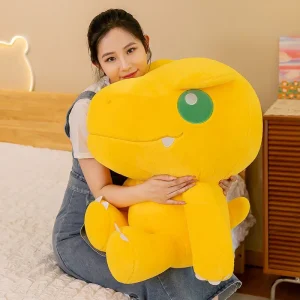 Dinosaurie gosedjur som dinosauriekudde, söt och Yellow, 30–70 cm 8 Dinosaurie gosedjur som dinosauriekudde, söt och Yellow, 30–70 cm