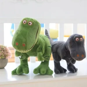 Tecknat dinosaurie gosedjur med ett sött tryck och storleksintervallet, 40–55 cm 9 Tecknat dinosaurie gosedjur med ett sött tryck och storleksintervallet, 40–55 cm