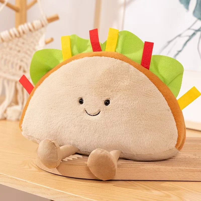 Bread gosedjur i söt anime-stil, som smörgås, pizza, taco eller pommes frites 9 Bread gosedjur i söt anime-stil, som smörgås, pizza, taco eller pommes frites - Bild 9