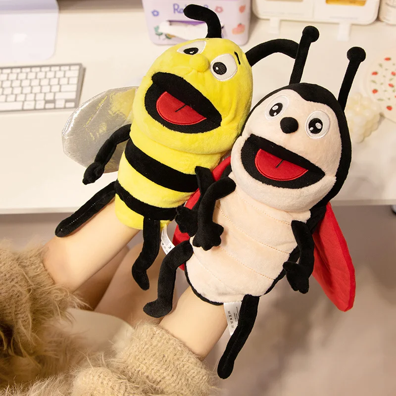Gosedjur med insektsfigurer i kawaii-stil, handdockor för lek och lärande, 30 cm 5 Gosedjur med insektsfigurer i kawaii-stil, handdockor för lek och lärande, 30 cm - Bild 5
