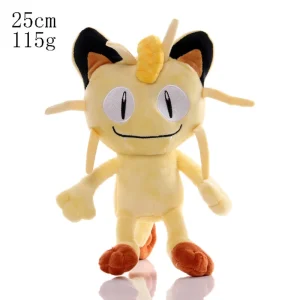 Pokémon-karaktärer gosedjur i kawaiistil, mjuka dockor med gulliga detaljer