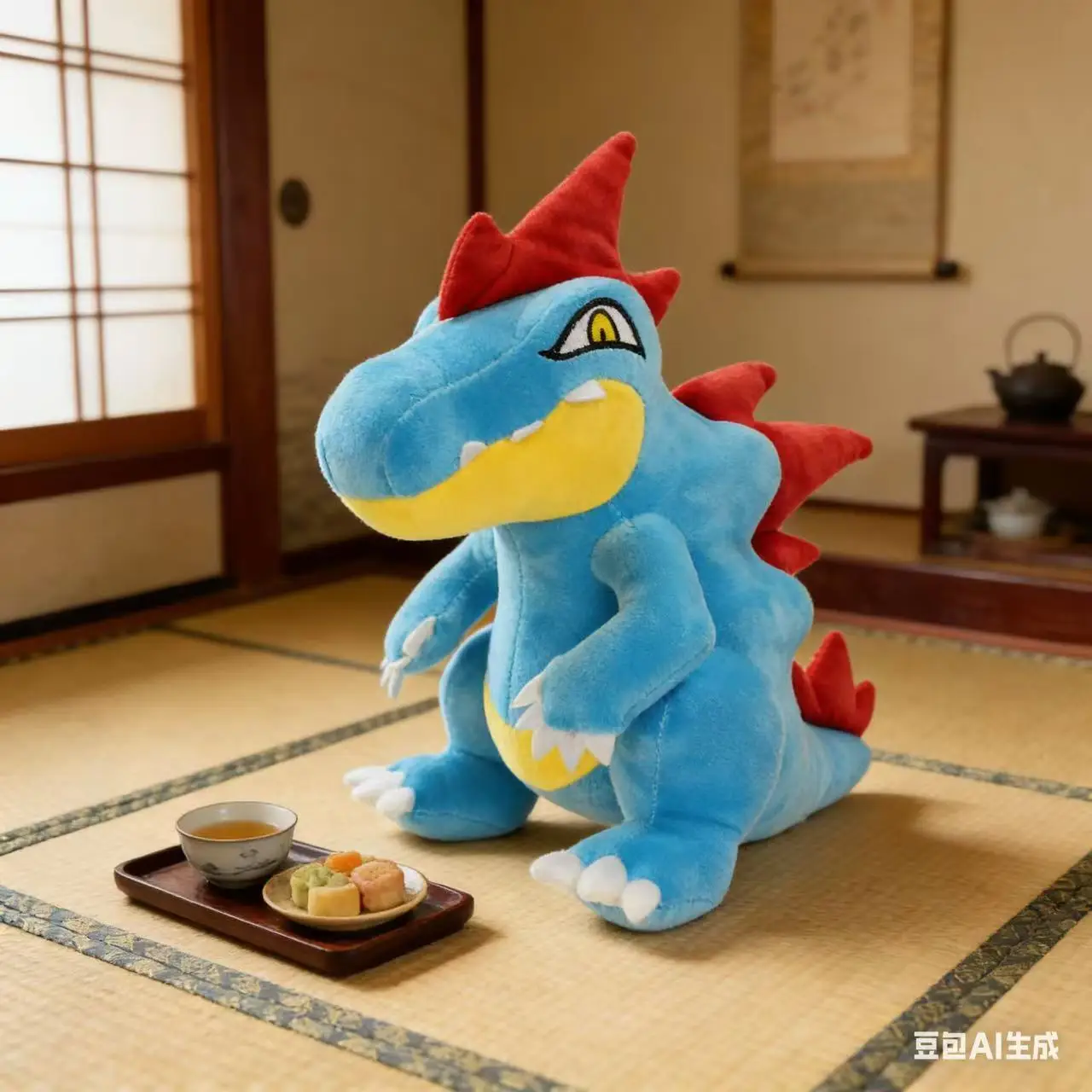 Feraligatr gosedjur, söt och Water type, pokémon krokodil vatten design 6 Feraligatr gosedjur, söt och Water type, pokémon krokodil vatten design - Bild 6
