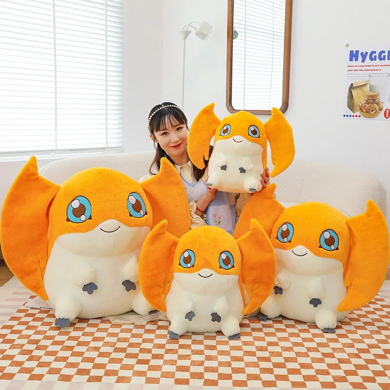 Patamon från Digimon Adventure, kawaii plyschkudde i tecknad anime-stil, 35–55 cm 7 Patamon från Digimon Adventure, kawaii plyschkudde i tecknad anime-stil, 35–55 cm - Bild 7