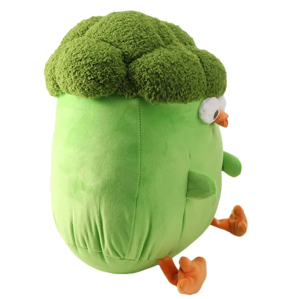 Kyckling gosedjur med broccoliinspirerad design i söt, tecknad och kreativ stil 1 Kyckling gosedjur med broccoliinspirerad design i söt, tecknad och kreativ stil