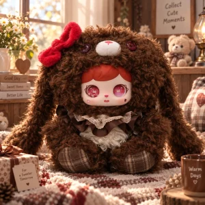 Sweet Bunny Wonderland, set med nio mjuka och fluffiga kanindockor i kawaii-stil 19 Sweet Bunny Wonderland, set med nio mjuka och fluffiga kanindockor i kawaii-stil