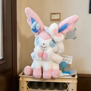 Pokémon-karaktärer gosedjur, fluffig plyschkudde i japansk kawaii-stil, 40–60 cm
