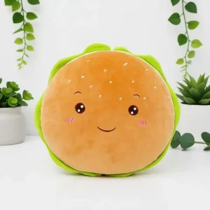 Hamburgerformat gosedjur i flera figurvarianter, fluffig plyschkudde, 40 cm 11 Hamburgerformat gosedjur i flera figurvarianter, fluffig plyschkudde, 40 cm