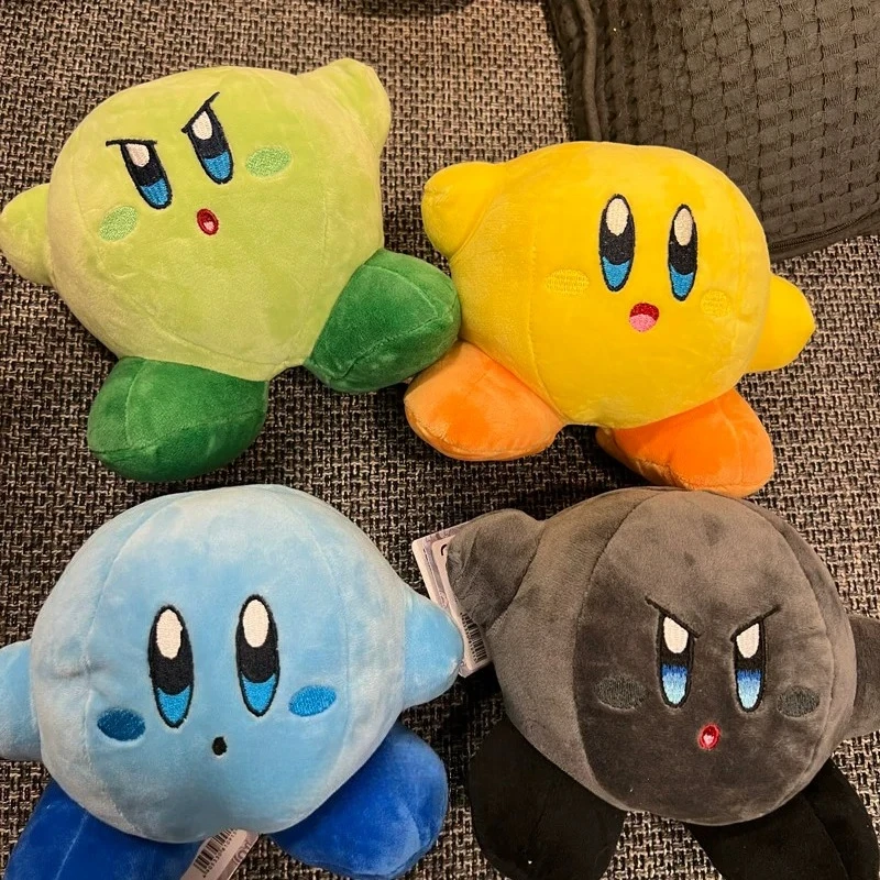 Samlarfigur i form av en orange Kirby-docka med arg min och tecknad spelstil 5 Samlarfigur i form av en orange Kirby-docka med arg min och tecknad spelstil - Bild 5