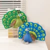 Peacock gosedjur, Green och Blue, påfågel grönt eller blått 14 Peacock gosedjur, Green och Blue, påfågel grönt eller blått