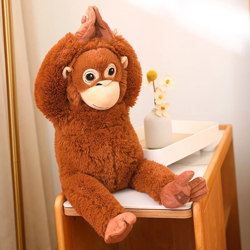 Apa gosedjur med gorilladesign som tecknad apakudde och plyschkudde, 38–62 cm 5 Apa gosedjur med gorilladesign som tecknad apakudde och plyschkudde, 38–62 cm - Bild 5