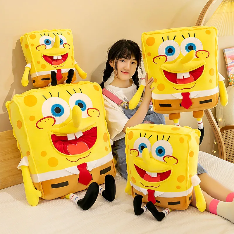 SpongeBob SquarePants gosedjur som 3D-bolsterkudde med kreativ tecknad design 3 SpongeBob SquarePants gosedjur som 3D-bolsterkudde med kreativ tecknad design - Bild 3