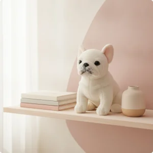 Hund gosedjur, Fuzzy och Breed-accurate appearance, french bulldog