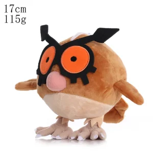 Pokémon-karaktärer gosedjur i kawaiistil, mjuka dockor med gulliga detaljer