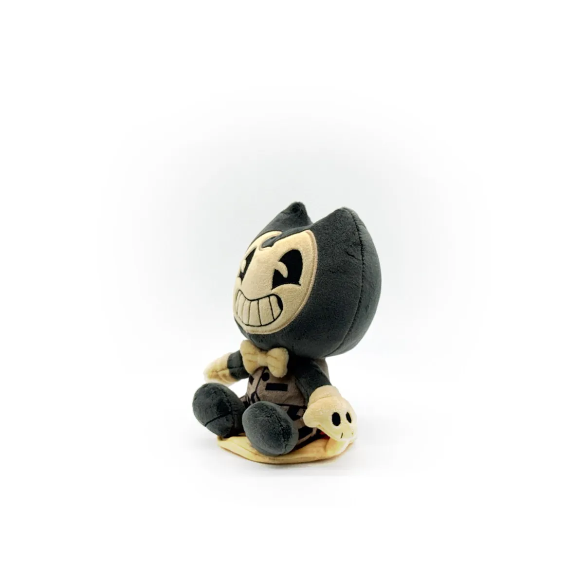Bendy gosedjur, Dark och Stylish, svart stilren samlarfigur uttrycksfull 20 Bendy-figurens profil med rundat huvud och det breda grinets form.
