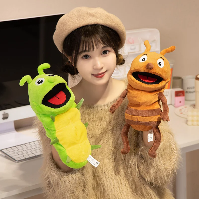 Gosedjur med insektsfigurer i kawaii-stil, handdockor för lek och lärande, 30 cm 6 Gosedjur med insektsfigurer i kawaii-stil, handdockor för lek och lärande, 30 cm - Bild 6