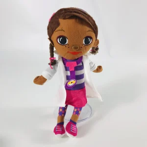 Disney Doc McStuffins får och dinosaurie gosedjur med tecknad design, 25–30 cm