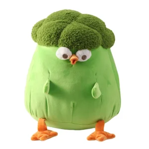 Kyckling gosedjur med broccoliinspirerad design i söt, tecknad och kreativ stil 10 Kyckling gosedjur med broccoliinspirerad design i söt, tecknad och kreativ stil