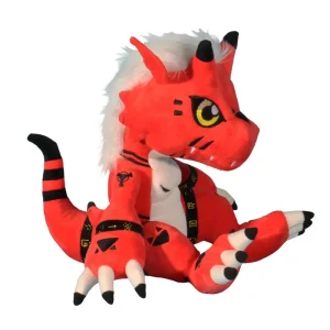 Culumon gosedjur från Digimon, kawaii plyschkudde i tecknad anime-stil, 35 cm