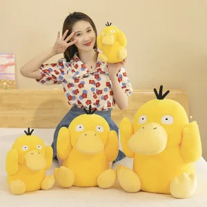 Psyduck gosedjur som ankakudde, Nerdy och söt, pokémon anka mjuk sovkudde, 35–60 cm