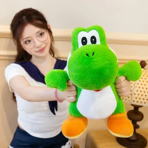 Mjuk och bekväm kramkudde med Yoshi som grön dinosaurie, ett sött gosedjur, 40–60 cm 10 Mjuk och bekväm kramkudde med Yoshi som grön dinosaurie, ett sött gosedjur, 40–60 cm