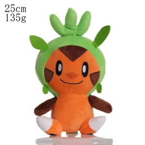 Pokémon-karaktärer gosedjur i kawaiistil, mjuka dockor med gulliga detaljer