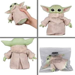 Star Wars Grogu-figur som väskhänge och bordsmodell i kawaii-animestil, 17 cm