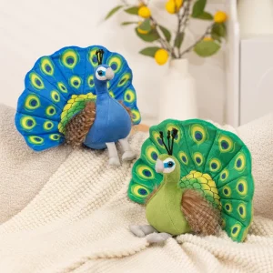 Peacock gosedjur, Green och Blue, påfågel grönt eller blått